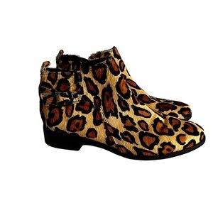 Blonde Tami Waterproof Leopard Ankle Boot